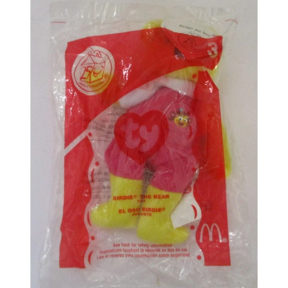 McDonald's Ty Teenie Beanie Birdie The Bear #3 2004 NEW